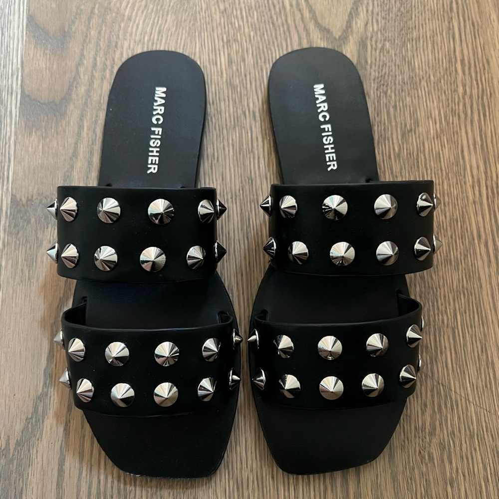 Marc fisher studded sandals